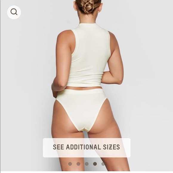 Skims cotton jersey cheeky tanga - Picture 3 of 3